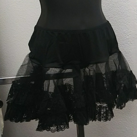 Ruffled laced see through Skirt/Peticoat - Picture 1 of 4
